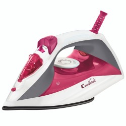 Comelec PV1408 Plancha seco Suela de cerámica 2000 W Magenta, Blanco