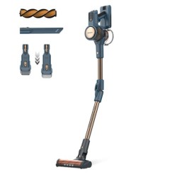 Taurus Homeland Digital Flex Aspiradora escoba 2 en 1 Batería Secar Ciclónico, HEPA Sin bolsa 0,5 L Negro, Azul, Oro 2,2 Ah