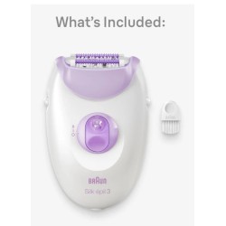 Braun Silk-épil 3 3-000 20 pinzas Púrpura, Blanco