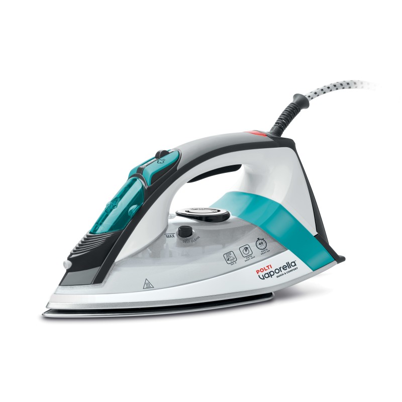 Polti Vaporella Quick & Comfort QC110 Plancha a vapor Suela de acero inoxidable 2200 W Verde, Blanco