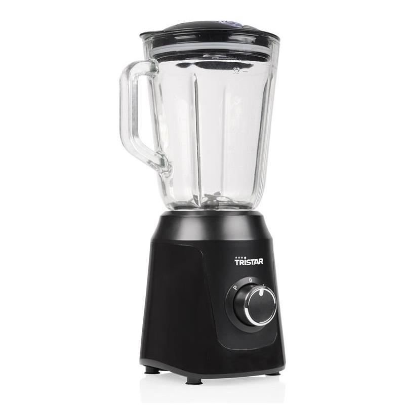 Tristar BL-4482 licuadora 1 L Batidora de vaso 350 W Negro, Transparente
