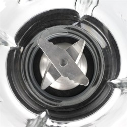 Tristar BL-4482 licuadora 1 L Batidora de vaso 350 W Negro, Transparente