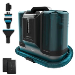 Cecotec 08666 máquina de limpieza de alfombras De mano Seca y húmeda Negro, Azul