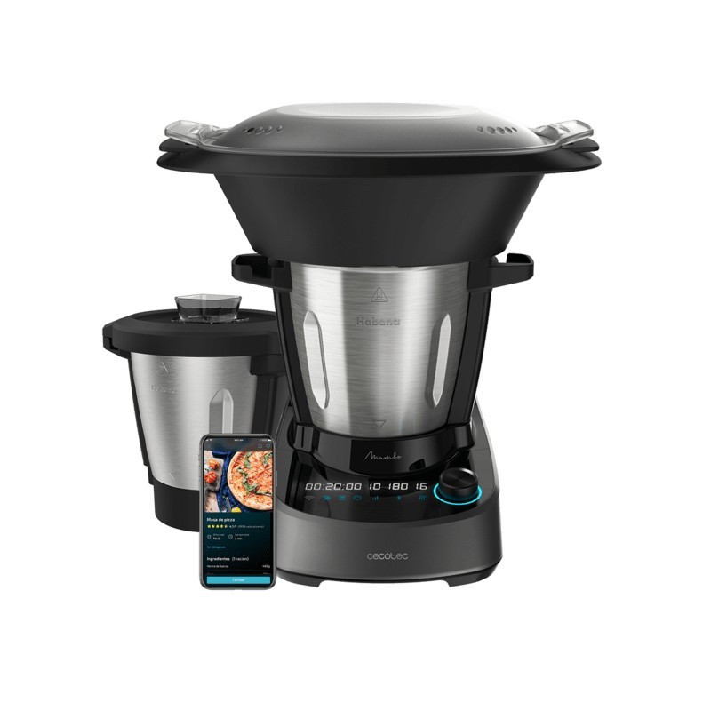 Cecotec Mambo 11090 Habana 1600 W 3,3 L Negro, Acero inoxidable