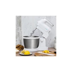 Cecotec PowerTwist 500 Steel Batidora de varillas 500 W Plata, Blanco