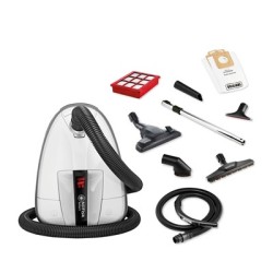 Nilfisk 128390149 aspiradora 3,1 L Aspiradora cilíndrica Secar 650 W Bolsa para el polvo