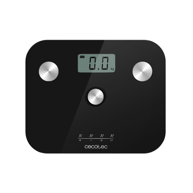 Cecotec Surface Precision EcoPower 10100 Full Healthy Plaza Negro Báscula personal electrónica