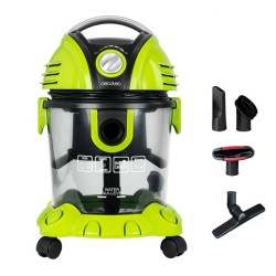 Cecotec Wet&Dry T 15 L Aspiradora de tambor Seca y húmeda 1200 W Sin bolsa