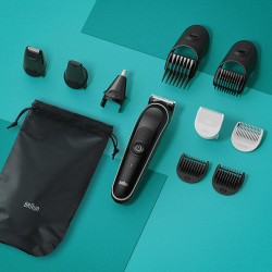Braun MGK5440 cortadora de pelo y maquinilla Negro 18 Ión de litio