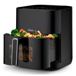 Ufesa Parrot 6L Sencillo 1800 W Freidora de aire caliente Negro