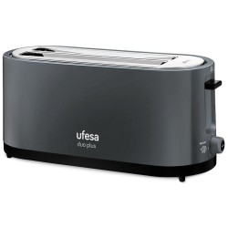 Ufesa Duo Plus 7 2 rebanada(s) 1400 W Gris