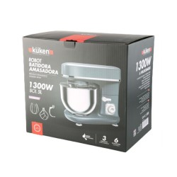 Küken 34182 batidora Batidora de varillas 1300 W Cromo, Gris