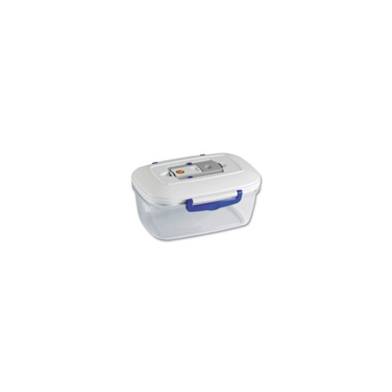 Magic Vac ACO1092 recipiente de almacenar comida Rectangular Caja 1,5 L Transparente, Blanco 1 pieza(s)