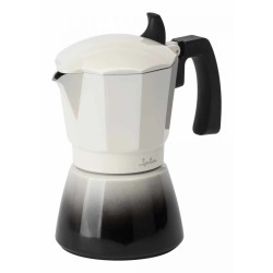 JATA HCAF2409 cafetera manual Cafetera italiana 0,45 L Negro, Blanco
