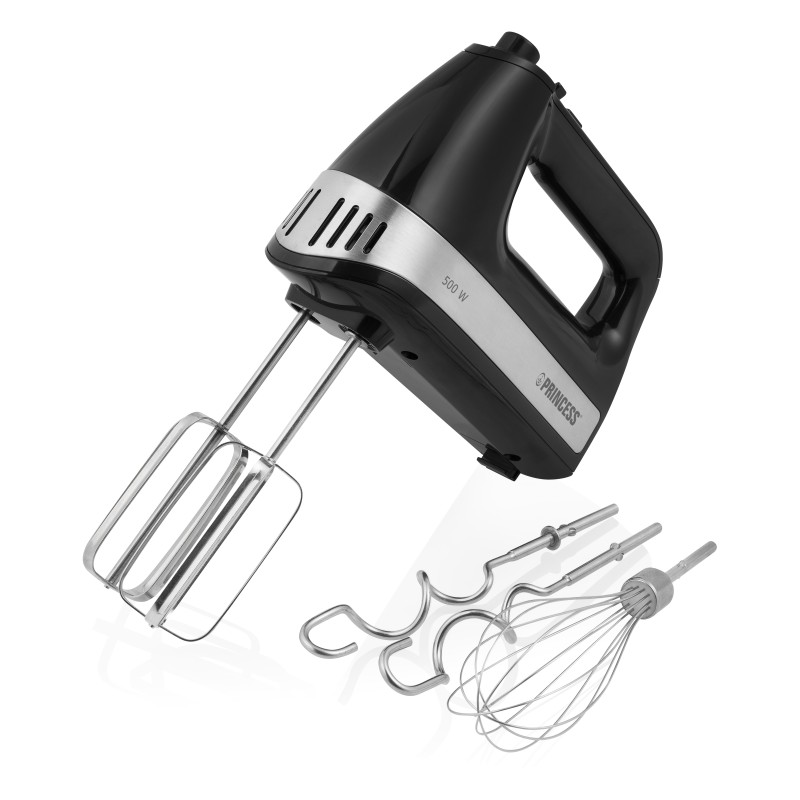 Princess 222206 Batidora de mano 500 W Negro, Plata