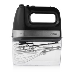 Princess 222206 Batidora de mano 500 W Negro, Plata