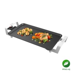 Bourgini 10.2009.00.00 plancha eléctrica Independiente 2500 W Negro, Plata
