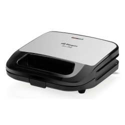 Orbegozo SW 7260 sandwichera 750 W Negro, Plata