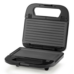 Orbegozo SW 7260 sandwichera 750 W Negro, Plata