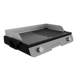 Cecotec 03182 barbacoa y parrilla al aire libre Isla de cocina Eléctrico Negro, Acero inoxidable 3000 W
