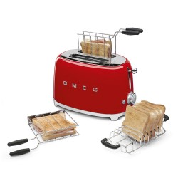 Smeg TSF01RDEU tostadora 6 2 rebanada(s) 950 W Rojo