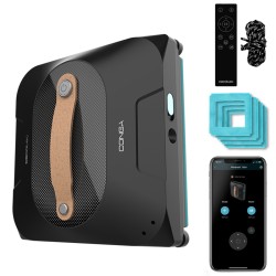 Cecotec Conga Windroid 1390 Double Spray Connected limpiador eléctrico ventana Negro