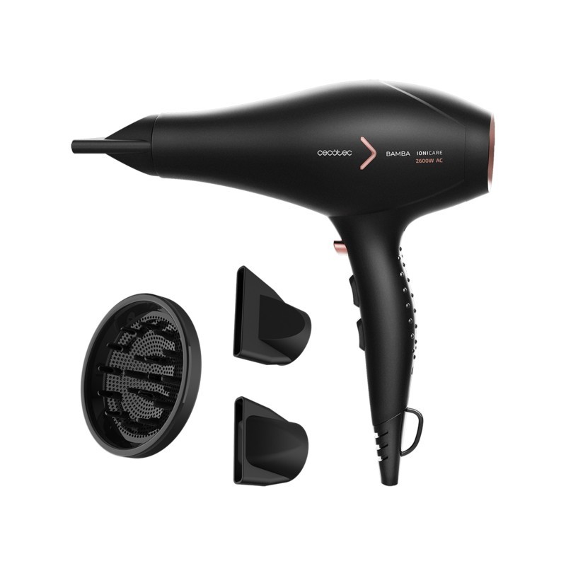 Cecotec IoniCare 5350 PowerShine Fire secador 2600 W Negro, Rosa
