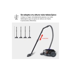 LG VC5506NHTB aspiradora 1,1 L Secar 650 W Sin bolsa
