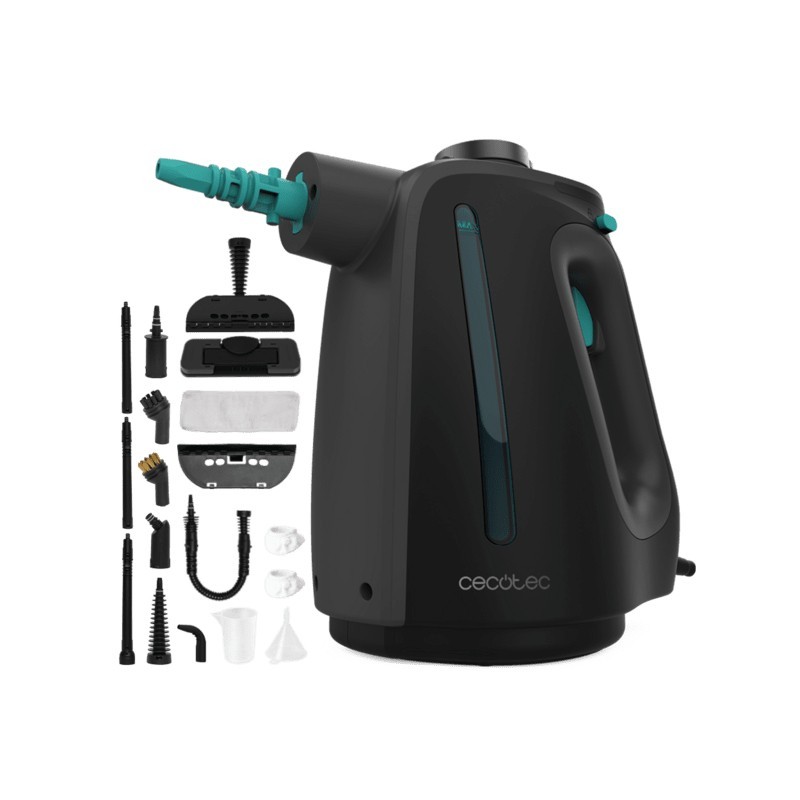 Cecotec 00644 limpiador a vapor Limpiador a vapor portátil 0,55 L 1350 W Negro, Azul