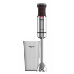 Solac Pro 1201 0,7 L Batidora de inmersión 1200 W Negro, Acero inoxidable