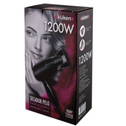 Küken 33532 secador 1200 W Negro