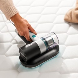 Cecotec Conga RockStar 3000 Mattress aspiradora de mano Negro, Plata, Turquesa Sin bolsa