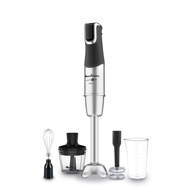 Moulinex DD95HD 0,8 L Batidora de inmersión 1200 W Negro, Acero inoxidable