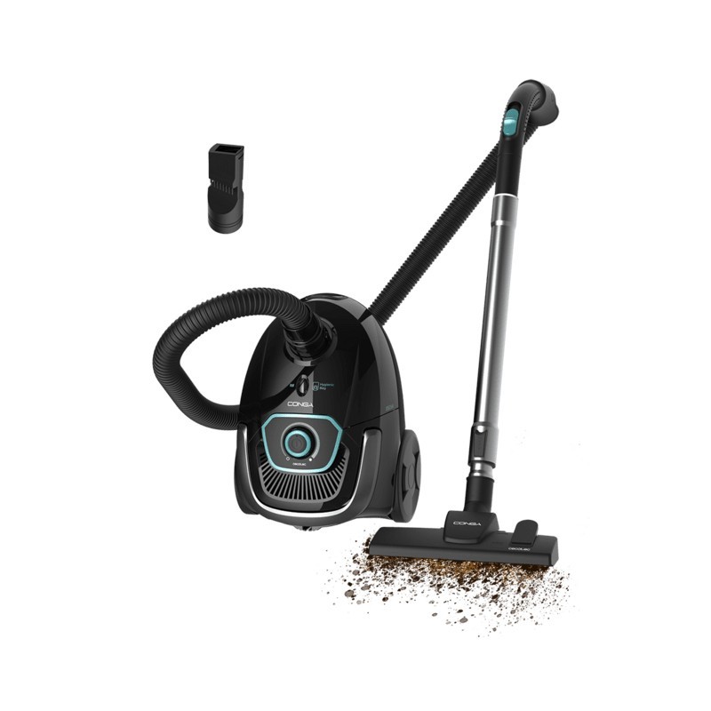 Cecotec Conga Powerbag 2500 Plus 2,5 L Aspiradora de tambor Secar 850 W Bolsa para el polvo