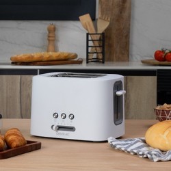 Cecotec 03188 tostadora 6 2 rebanada(s) 980 W Blanco
