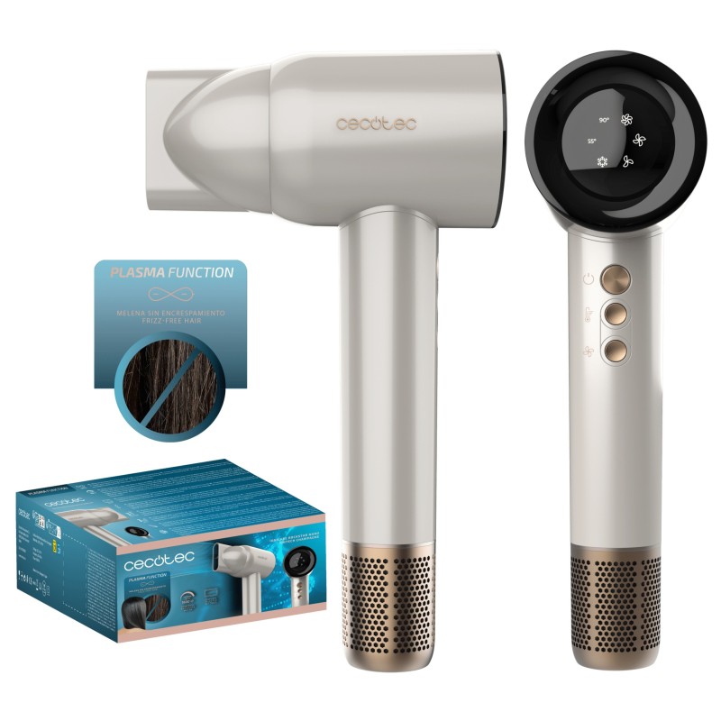 Cecotec IoniCare RockStar Nano IonTech Champagne secador 1600 W Champán