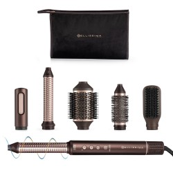Bellissima 11956 Utensilio de peinado Herramienta de peinado con múltiples accesorios Caliente Marrón 1200 W