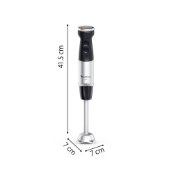 Moulinex DD6718 licuadora Batidora de inmersión 1000 W Negro, Acero inoxidable
