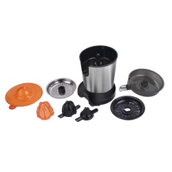 Küken 33978 exprimidor Exprimidor eléctrico con brazo 85 W Negro, Acero inoxidable