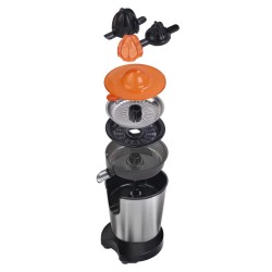 Küken 33978 exprimidor Exprimidor eléctrico con brazo 85 W Negro, Acero inoxidable