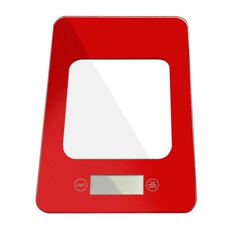 Küken Balanza Cocina Cuadrada Roja 5kg