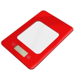Küken Balanza Cocina Cuadrada Roja 5kg