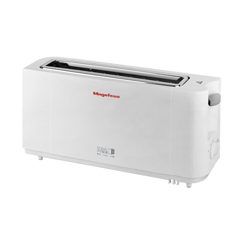 Magefesa Soleil Long 7 2 rebanada(s) 900 W Gris, Blanco
