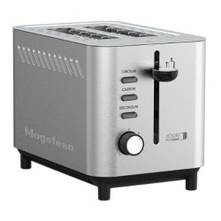 Magefesa Jour 7 2 rebanada(s) 820 W Negro, Acero inoxidable