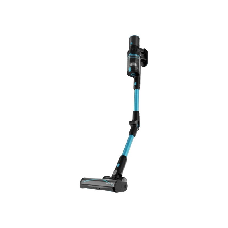 Cecotec Rockstar 3500 Storm Pet Flex Conga Aspiradora escoba 2 en 1 Batería Secar Sin bolsa 500 W Negro, Azul 2,5 Ah
