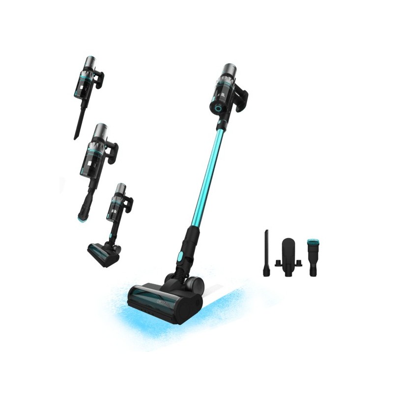 Cecotec A01_EU01_107955 aspiradora de pie y escoba eléctrica Aspiradora escoba 2 en 1 Batería Secar Sin bolsa 400 W Negro 2,2 Ah