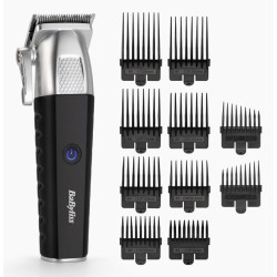 BaByliss E812E cortadora de pelo y maquinilla Negro, Acero inoxidable 8 Ión de litio
