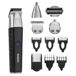 BaByliss MT812E cortadora de pelo y maquinilla Negro, Acero inoxidable Ión de litio