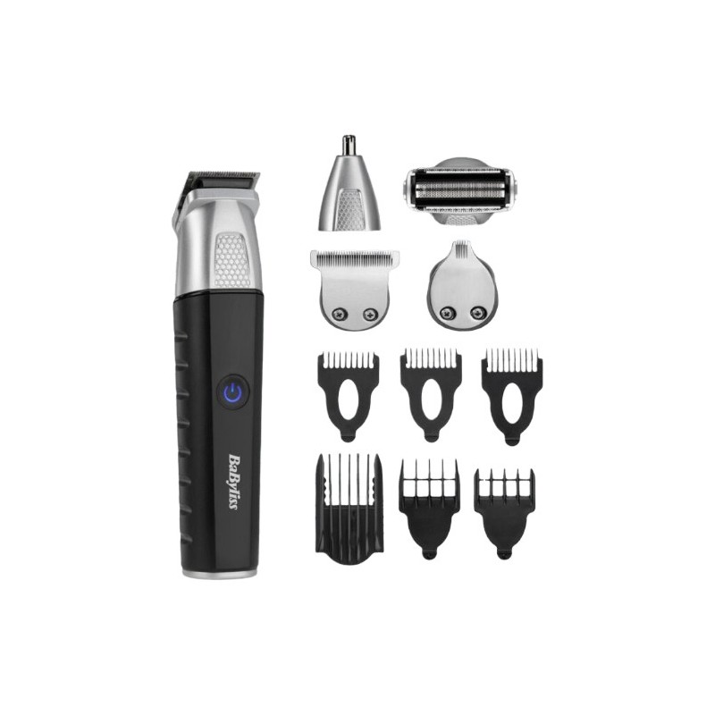 BaByliss MT812E cortadora de pelo y maquinilla Negro, Acero inoxidable Ión de litio