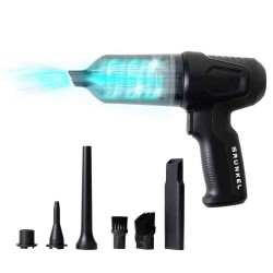 Grunkel CARFORCE2 aspiradora de mano Negro Sin bolsa